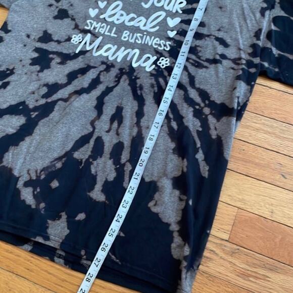 Womens Size L Tie-Dyed Grapic Long Sleeve Shirt Just your local small business m - Picture 6 of 6